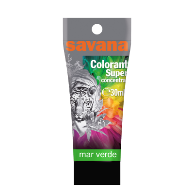 Colorant manual pentru vopsea lavabilă Savana, T27 verde măr, 30 ml
