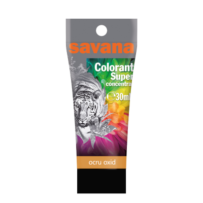 Colorant manual pentru vopsea lavabilă Savana, T06 ocru oxid, 30 ml