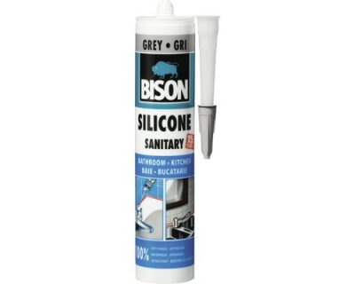 Silicon Sanitar Bison, gri, 280 ml