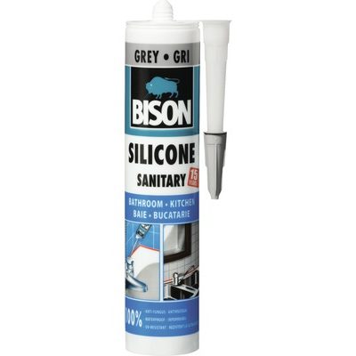 Silicon Sanitar Bison, gri, 280 ml