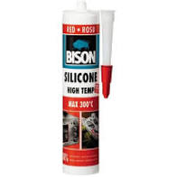 Silicon rezistent la temperaturi ridicate, Bison High Temp, roșu, 280ml