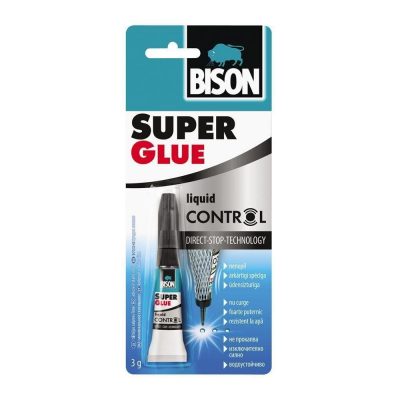 Bison Super Glue Control, 3 g