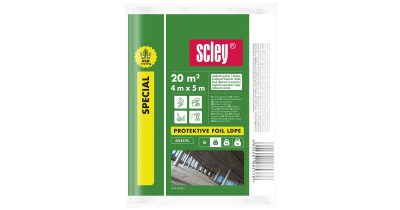 Folie de protectie pentru zugravit, Scley Special Eco Recycling, 4 x 5 m