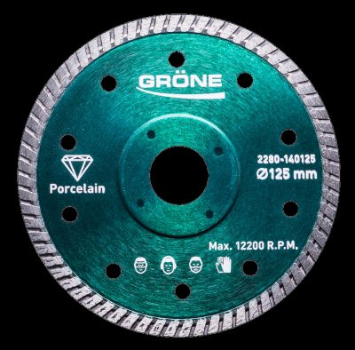 Disc diamantat Gröne, 125 x 1.5 x 22.2 mm
