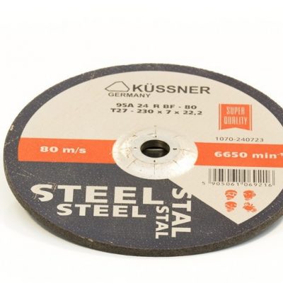 Disc abraziv T27 Kussner, 230 x 7 x 22.2 mm