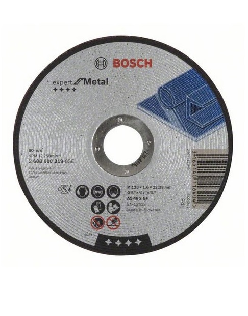 Disc debitare metale, Bosch Expert for Metal, 125 x 22.23 x 1.6 mm