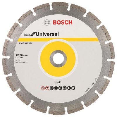 Disc diamantat Eco universal Bosch, 230 mm