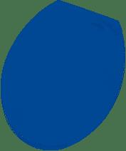Capac WC Club 40, polipropilena, bleu, 46 x 22,5 x 37,5 cm