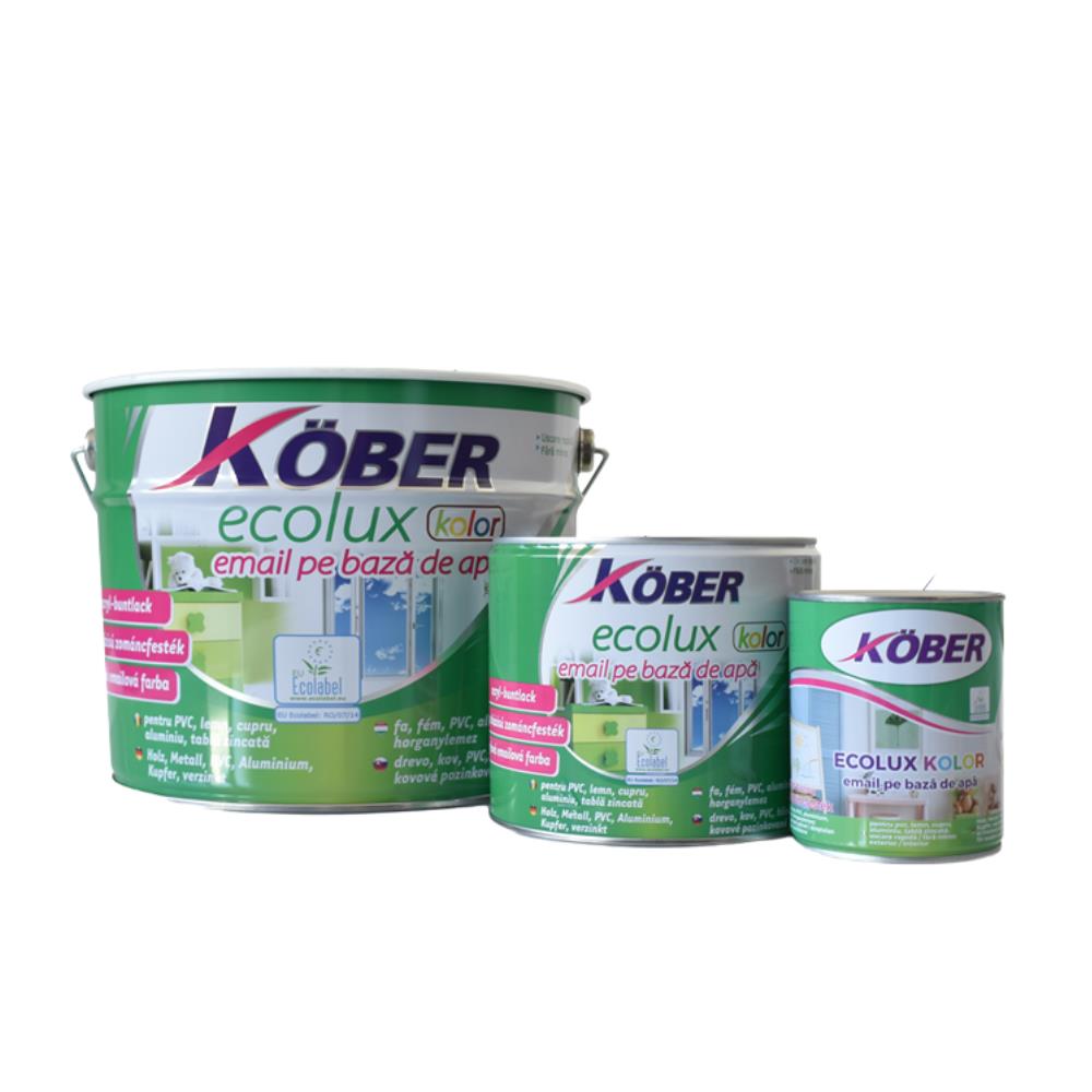 Baza transparenta, Kober Ecolux Kolor, lucios, 0.6 L