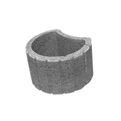 Jardiniera J3 Elis Pavaje, gri ciment, 500 x 400 mm (Lxl)