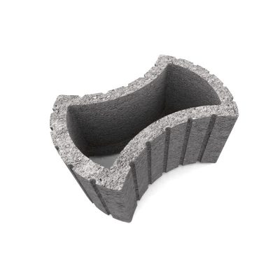 Jardiniera J4 Elis Pavaje, gri ciment, 620 x 430 mm (Lxl)