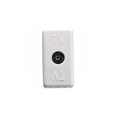 Priza TV directa System GW20228, 0Db, modulara - 1 m, alba