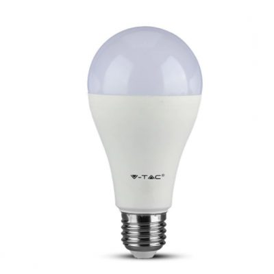 Bec LED V-TAC 17W A65 E27, lumina rece