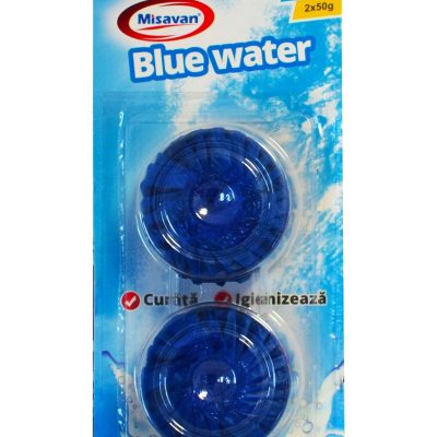 Tablete bazin Wc Misavan Blue Water, 2x50g