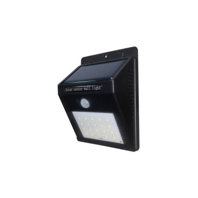 Lampa LED solara Optonica, 0.75 W, negru